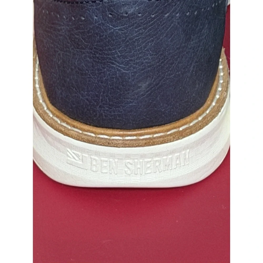 Ben‎ Sherman Mens Navy Blue Chukka Boots Size 10